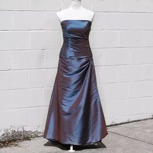 Bill Levkoff Purple Prom Dress